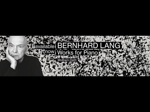 Preview image for the video "Bernhard Lang talks about his Piano Music".